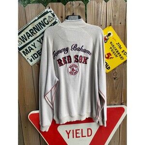 Vintage Tommy Bahama Boston Red Sox quarter zip embroidered sweater XL